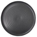 *DISCONTINUED - VIANAGRES - STONEWARE RIBBED GREY PLATE 19 CM 3952107032