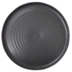 *DISCONTINUED - VIANAGRES - STONEWARE RIBBED GREY PLATE 27 CM 3951910169