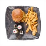 TC - BARNWOOD MELAMINE SQUARE PLATE 30 x 30 CM - Image 2