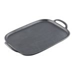 TC - CAST IRON RECTANGULAR TRAY 50 x 33 x 4 CM