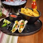 TC - BLACK MELAMINE 2-3 TACO STAND 14.5 x 5.5 x 4 CM - Image 5