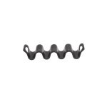 TC - BLACK MELAMINE 3-4 TACO STAND 19.5 x 5.5 x 4 CM - Image 3