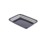 TC - GRANDE PLATTER BASKET PP 27 x 18.5 x 3.5 CM BLACK - Image 2