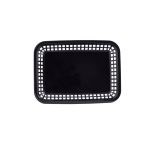 TC - GRANDE PLATTER BASKET PP 27 x 18.5 x 3.5 CM BLACK - Image 3