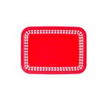 TC - GRANDE PLATTER BASKET PP 27.5 x 19.5 x 4 CM RED - Image 3