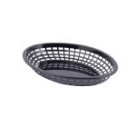 TC - JUMBO OVAL BASKET PP 30 x 23 x 5 CM BLACK - Image 2