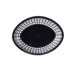 TC - JUMBO OVAL BASKET PP 30 x 23 x 5 CM BLACK - Image 3