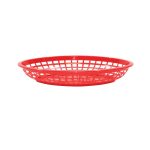 TC - JUMBO OVAL BASKET PP 30 x 23 x 5 CM RED