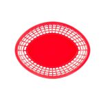 TC - JUMBO OVAL BASKET PP 30 x 23 x 5 CM RED - Image 3
