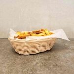 TC - NATURAL SERVING BASKET OVAL 18 x 12.5 x 5 CM - Image 2