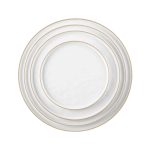 TC - LUNARA MELAMINE ROUND PLATTER NATURAL WHITE 27 CM - Image 4