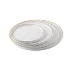 TC - LUNARA MELAMINE ROUND PLATTER NATURAL WHITE 27 CM - Image 5