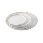 TC - LUNARA MELAMINE ROUND PLATTER NATURAL WHITE 35.5 CM - Image 6