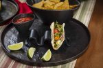 TC - LUNARA MELAMINE ROUND PLATTER NATURAL BLACK 40.5 CM - Image 3