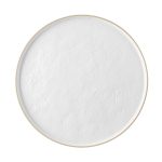 TC - LUNARA MELAMINE ROUND PLATTER NATURAL WHITE 45.5 CM