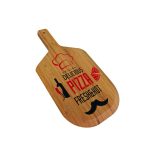 XM - BAMBOO WOODEN PIZZA PADDLE 38 x 20 CM