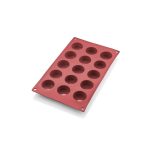 WAS - SILICON FORM GN 1/3 PETIT FOUR CAKE PAN 15 CUPS 4 CM DIAMETER