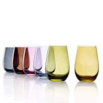 STOLZLE - ELEMENTS WATER GLASS 465 ML BROWN - Image 2