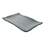 WEGTER - MELAMINE PLATTER GREY ENDURE 40 x 27.5 CM