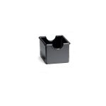 TC - SUGAR PACKED HOLDER BLACK 8.5 x 6.5 x 5 CM