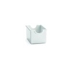 TC - SUGAR PACKED HOLDER WHITE 8.5 x 6.5 x 5 CM