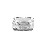 UNIGLASS - SQUARE CLEAR ASHTRAY 10 x 10 CM