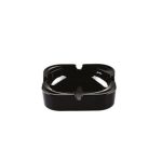 UNIGLASS - SQUARE ASHTRAY BLACK 10 x 10 CM SCF08