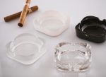 UNIGLASS - SQUARE ASHTRAY BLACK 10 x 10 CM SCF08 - Image 2