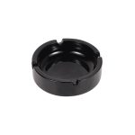 UNIGLASS - SELENA ASHTRAY ROUND 14 CM BLACK