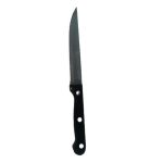 WAS - STEAK KNIFE WITH BLACK HANDLE 21 CM