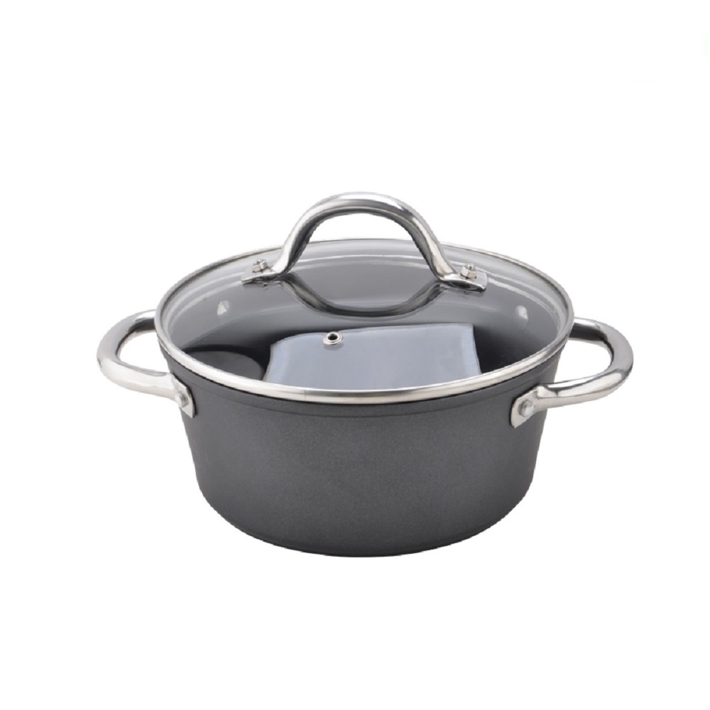 6954687431906.jpg *DISCONTINUED - TOU - SILVER LINE INDUCTION CASSEROLE 32 CM WITH LID / KAQT32 - Image 1