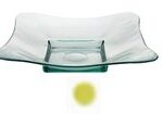 SAN - CENTER PIECE SQUARE 34 CM MEDIUM LIME