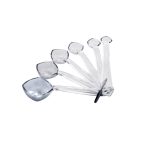 THE BARS - MEASURING SPOON SET IN CLEAR POLYCARBONATE