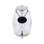 TC - BEEHIVE GLASS DISPENSER WITH CHALKBOARD NECKLACE, ICE CORE AND INFUSER 9.5 L