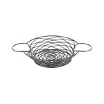 TC - NACHOS ROUND BASKET WITH INTEGRATED RAMEKIN HOLDERS 28.5 x 20.9 x 5.4 CM