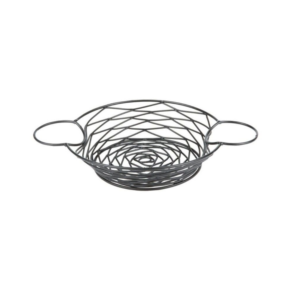BK171182.jpg TC - NACHOS ROUND BASKET WITH INTEGRATED RAMEKIN HOLDERS 28.5 x 20.9 x 5.4 CM - Image 1
