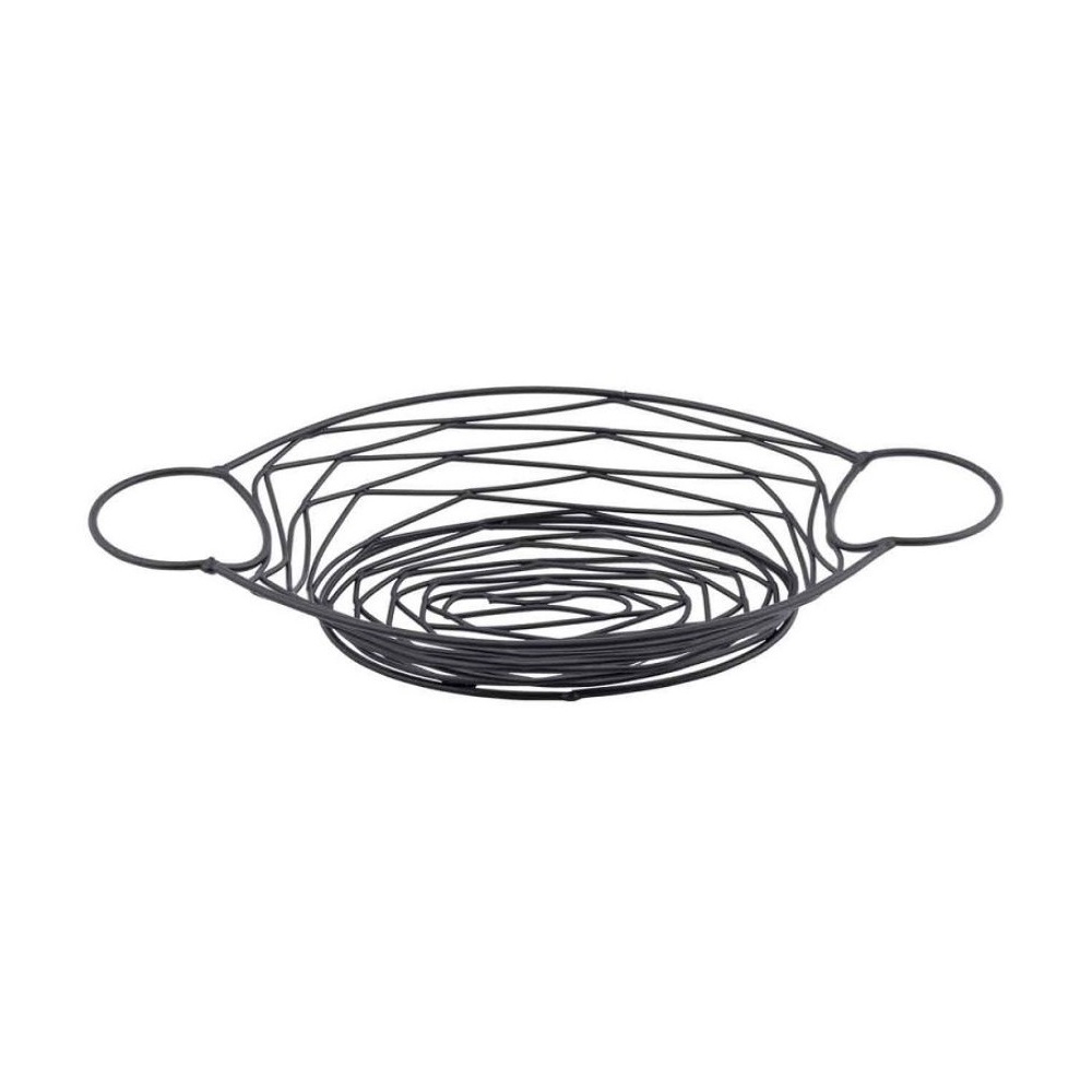 BK171372.jpg TC - NACHOS OVAL BASKET WITH INTEGRATED RAMEKIN HOLDERS 33.6 x 18.4 x 4.4 CM - Image 1