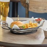 TC - NACHOS OVAL BASKET WITH INTEGRATED RAMEKIN HOLDERS 33.6 x 18.4 x 4.4 CM - Image 2