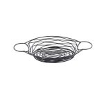 TC - NACHOS OVAL BASKET WITH INTEGRATED RAMEKIN HOLDERS 33.6 x 18.4 x 4.4 CM - Image 4