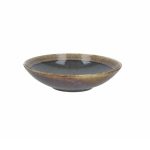 TOGNANA - BLOOM BLUE AND BROWN SOUP PLATE 21 CM