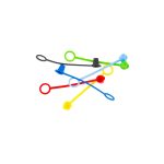 TC - SQUEEZE BOTTLE TETHERED CAP SET OF 12 ASSORTED COLOURS - Image 4