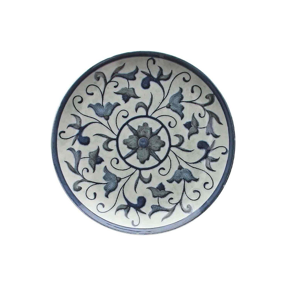 CP000268607.jpg TOGNANA - BLUE COUPE PLATE 26 CM - Image 1