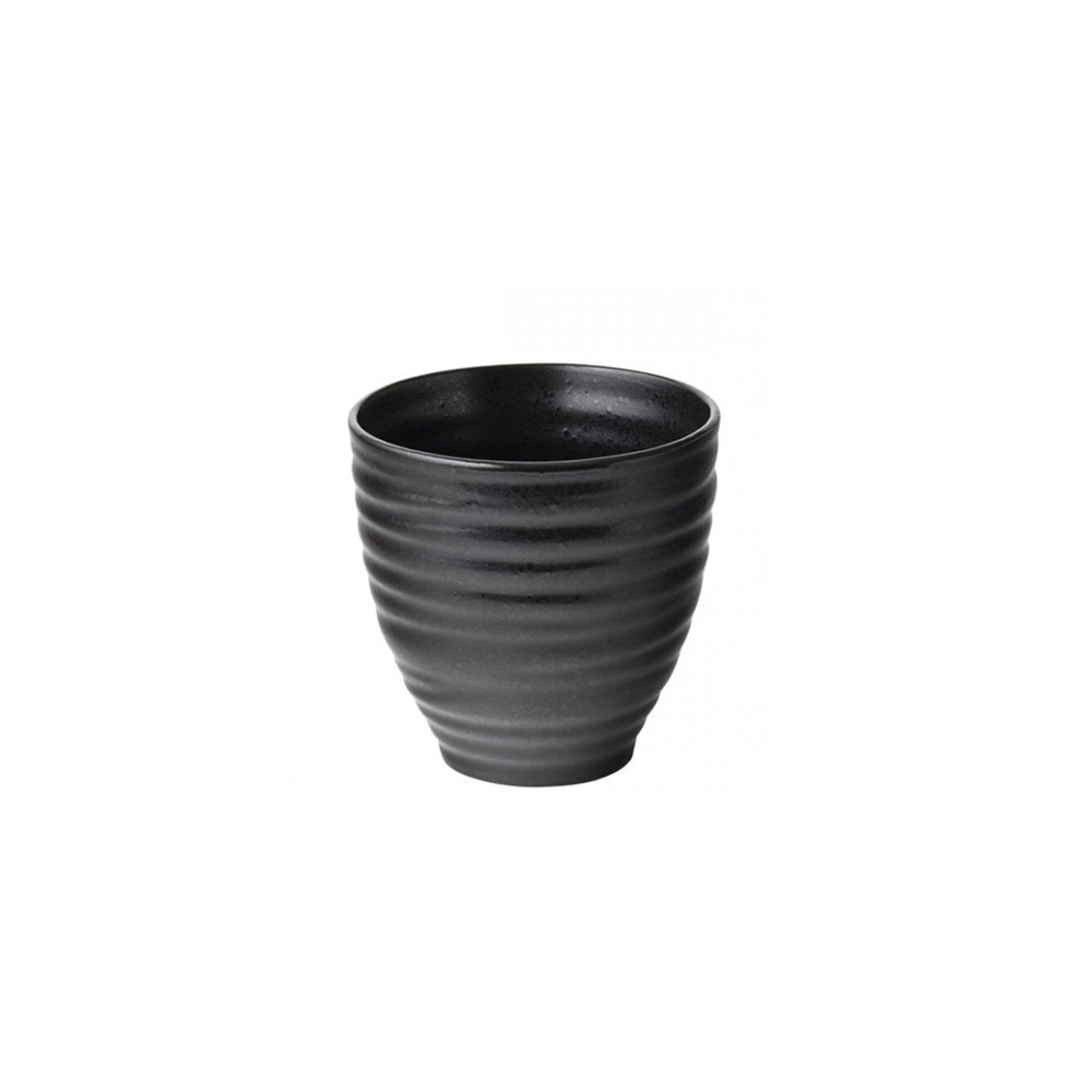 CT0011.jpg *DISCONTINUED - UTOPIA - EBONY BLACK CHIP POT 30 CL - Image 1