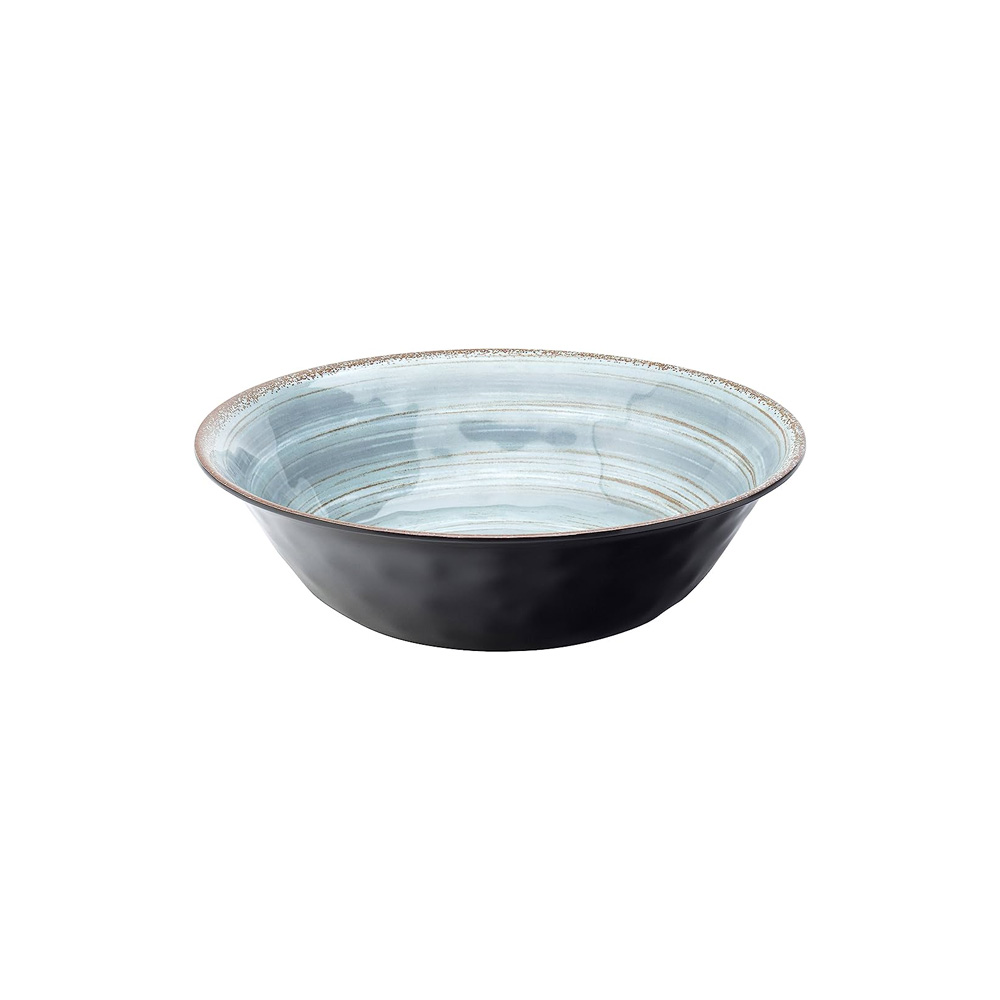 CT1037.jpg UTOPIA - WILDWOOD BLUE MELAMINE BOWL 25 CM - Image 1