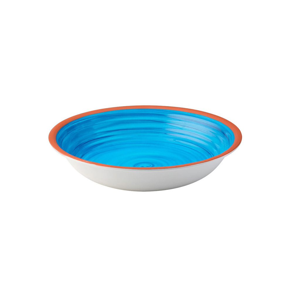 CT1042.jpg UTOPIA - CALYPSO BLUE BOWL MELAMINE 34 CM - Image 1