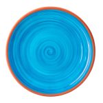 UTOPIA - CALYPSO BLUE PLATE MELAMINE 35 CM