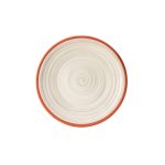 UTOPIA - CALYPSO WHITE PLATE MELAMINE 35 CM