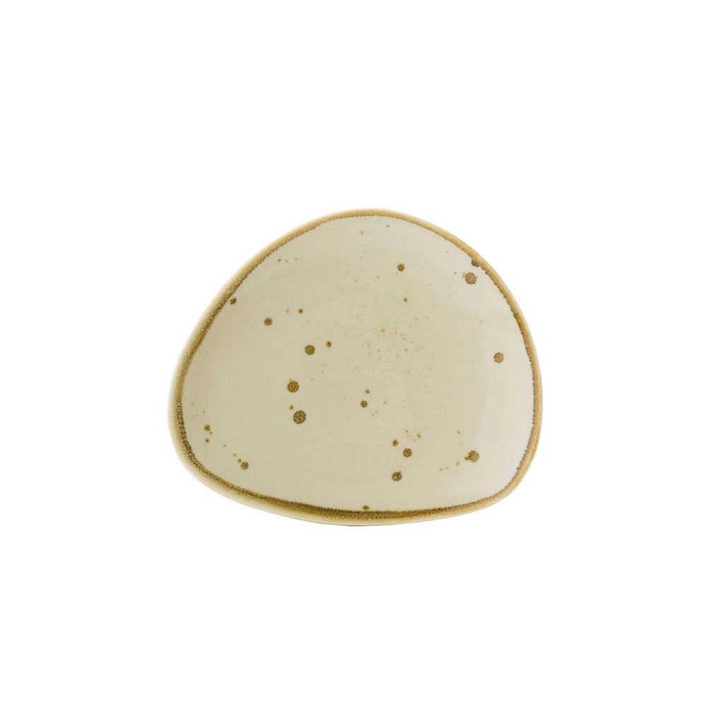 CT2014.jpg *DISCONTINUED - UTOPIA - EARTH LINEN PLATE 22 CM - Image 1