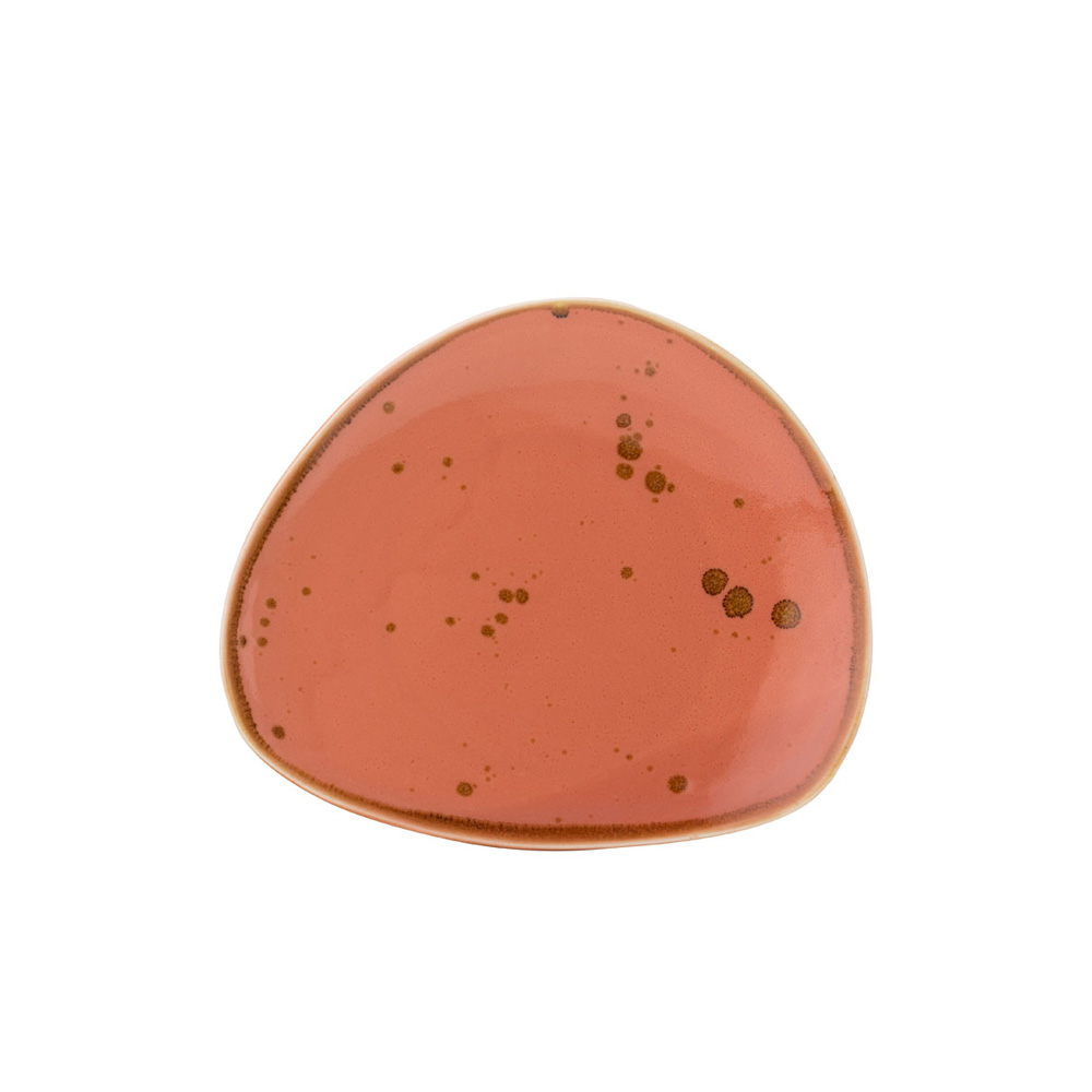 CT2034.jpg *DISCONTINUED - UTOPIA - EARTH CINNAMON PLATE 22 CM - Image 1