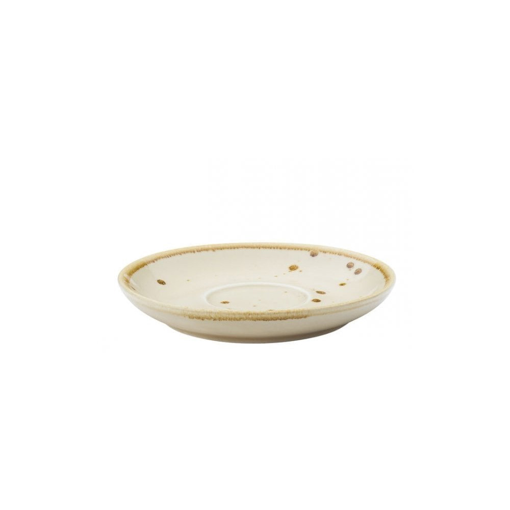 CT2045.jpg *DISCONTINUED - UTOPIA - EARTH LINEN SAUCER 16 CM - Image 1